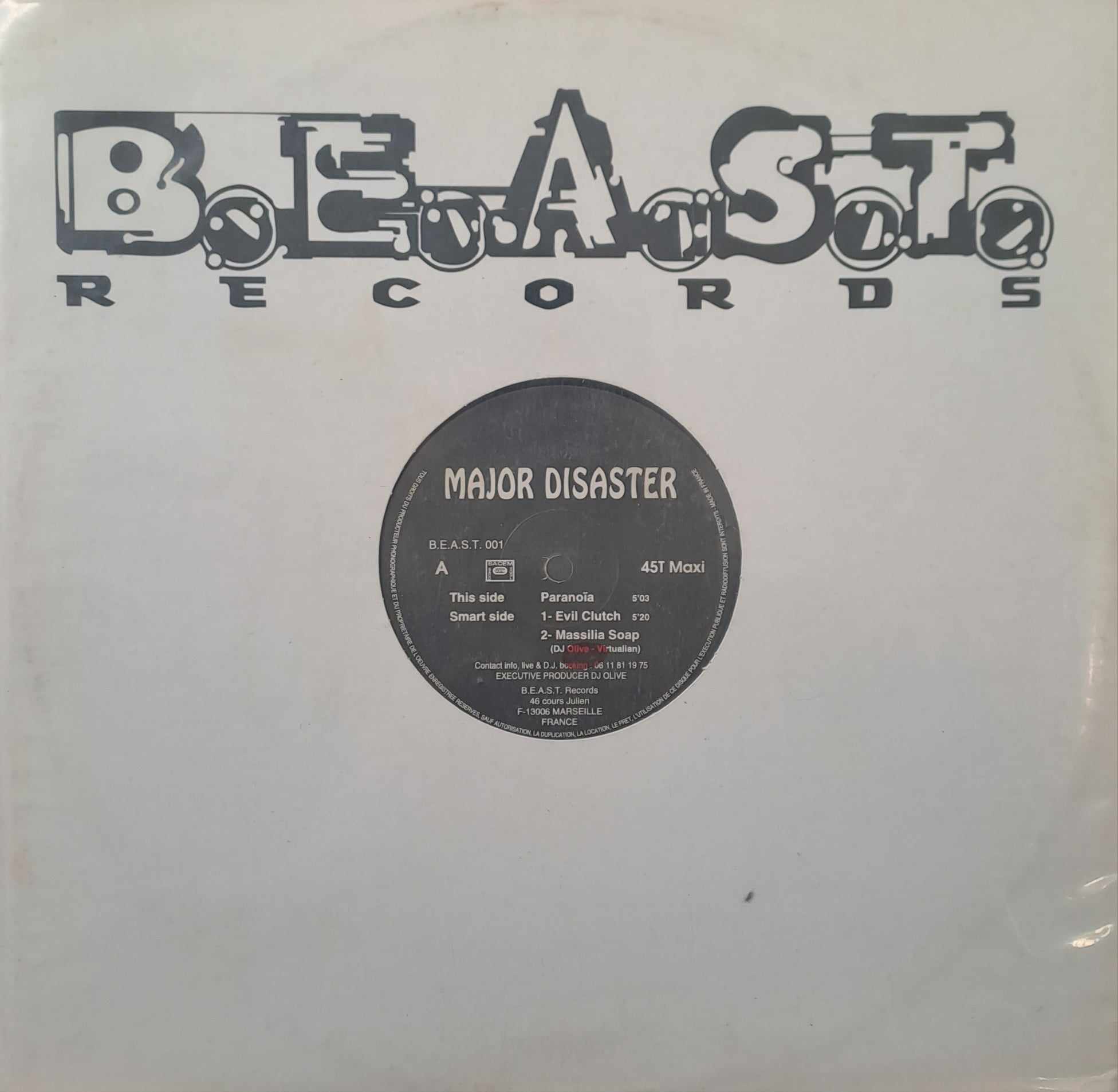 B.E.A.S.T. Records 01 - vinyle gabber